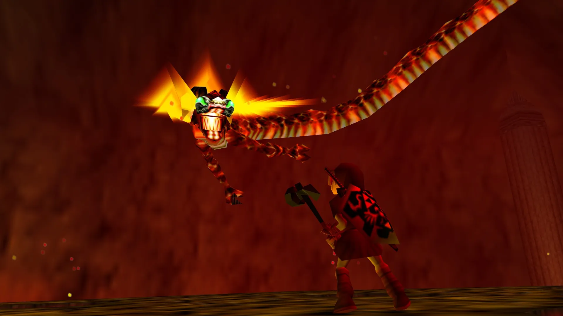 The Legend Of Zelda Ocarina Of Time Volvagia uno dei boss peggiori a mio avviso