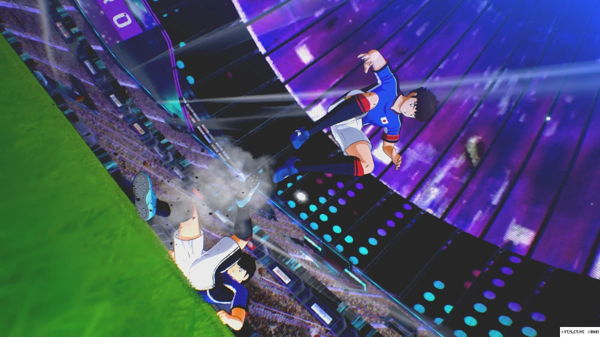 CAPTAIN TSUBASA 2 WORLD FIGHTERS Le combinazioni aree sono molto spettacolari