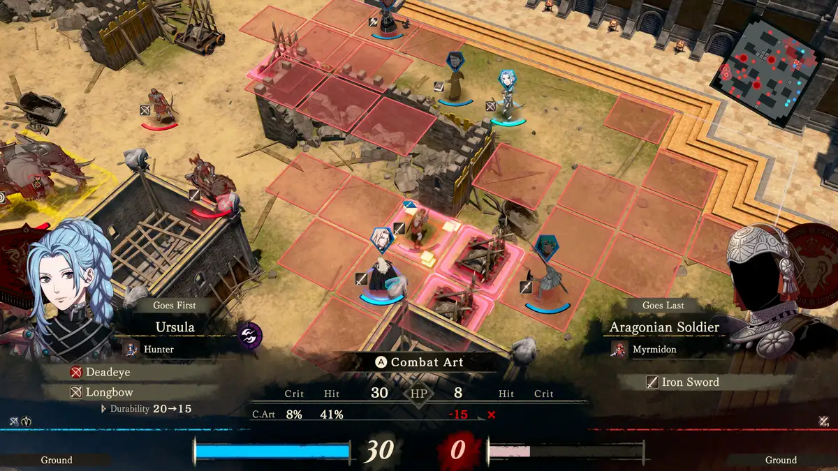 Fire Emblem Fortune Weave Anteprima Il combattimento a Turni su Griglia