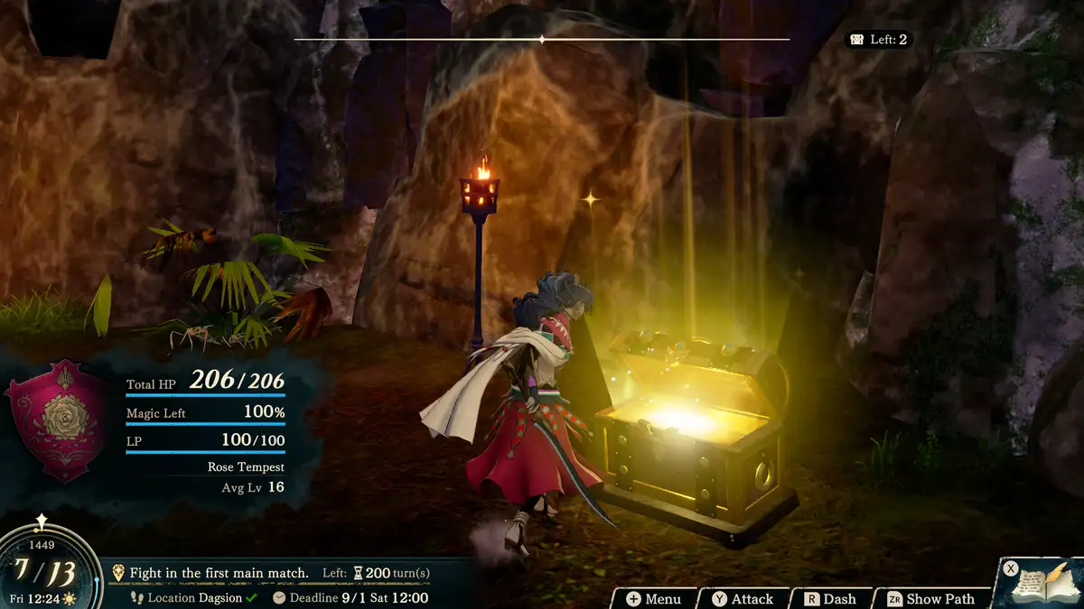 Fire Emblem Fortune Weave Anteprima Leda esplora uno dei dungeon secondari