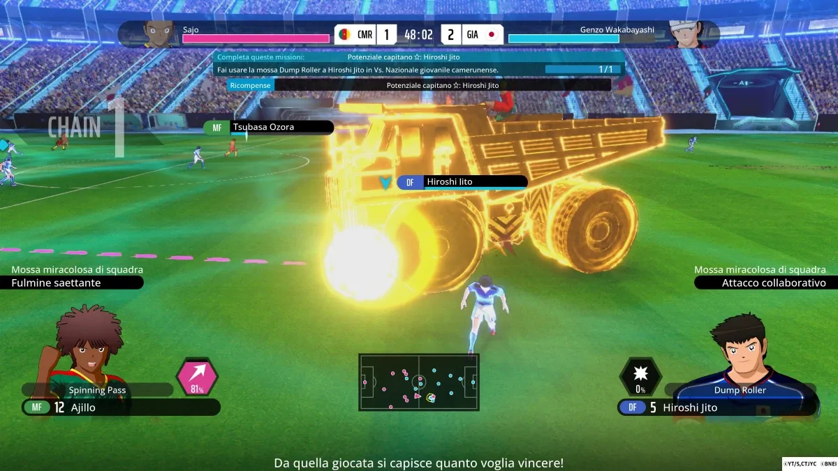 CAPTAIN TSUBASA 2 WORLD FIGHTERS Le abilità difensive sono sempre molto spettacolari