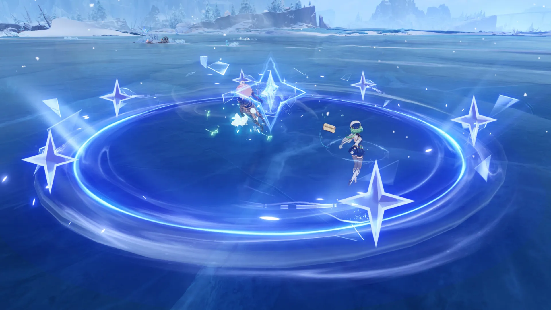 Genshin Impact il nuovo character Odette in azione