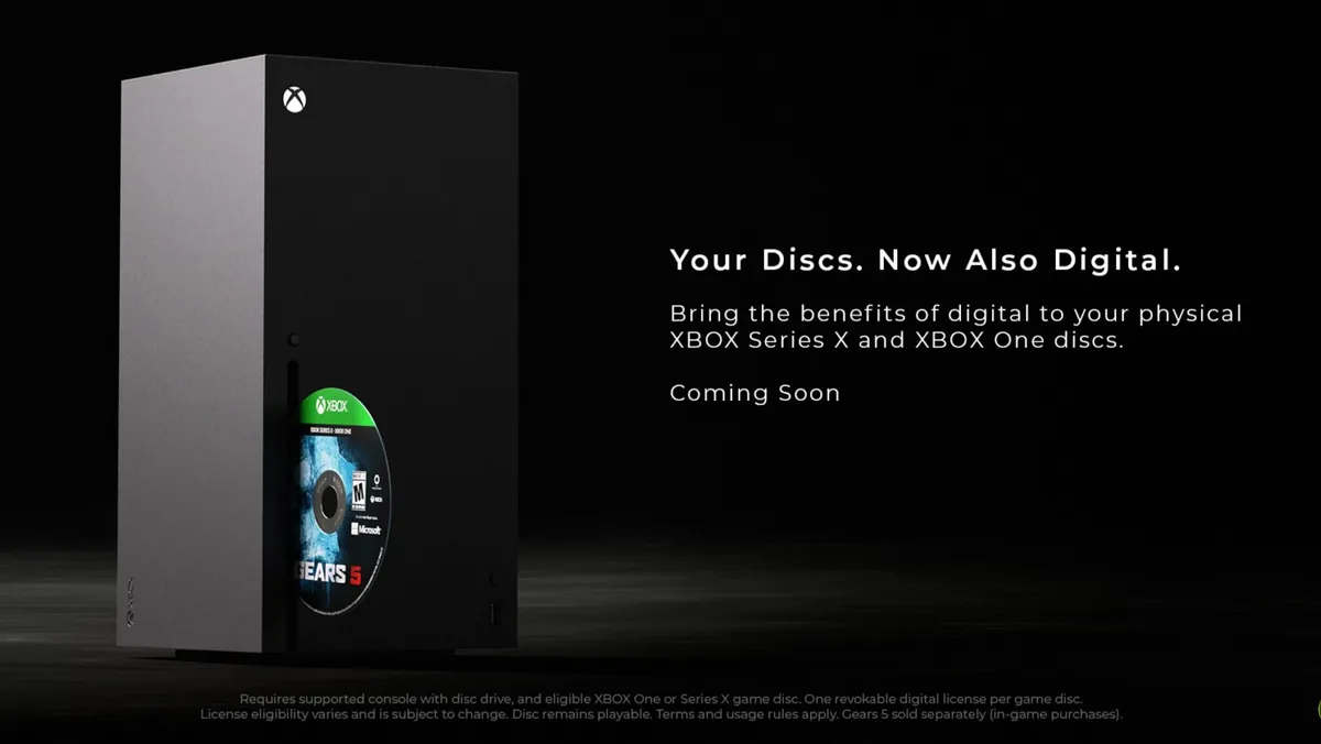 Xbox fisic to digital