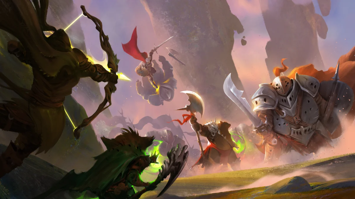 Guild Wars 3 Key Art del titolo