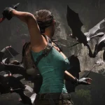 Tomb Raider Legacy of Atlantis Combattimento con gli iconici pipistrelli