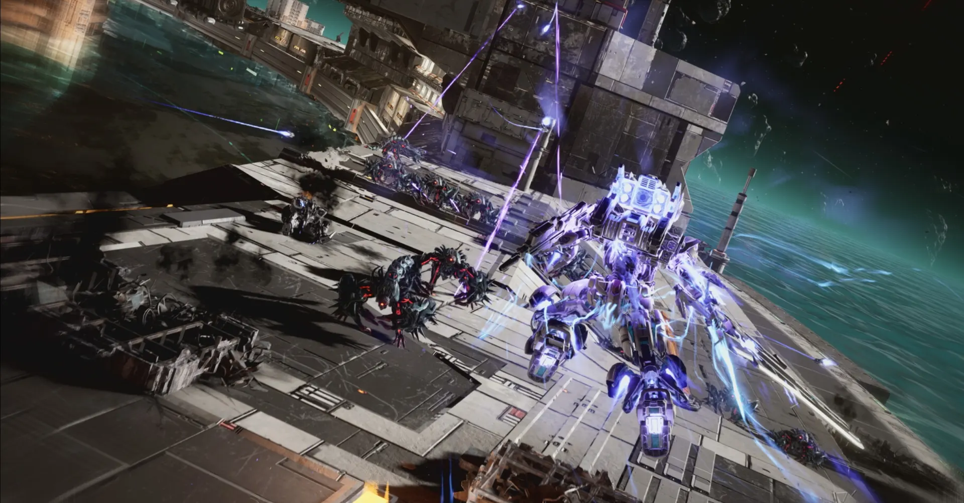 Gundam rogue orbit scontro a fuoco