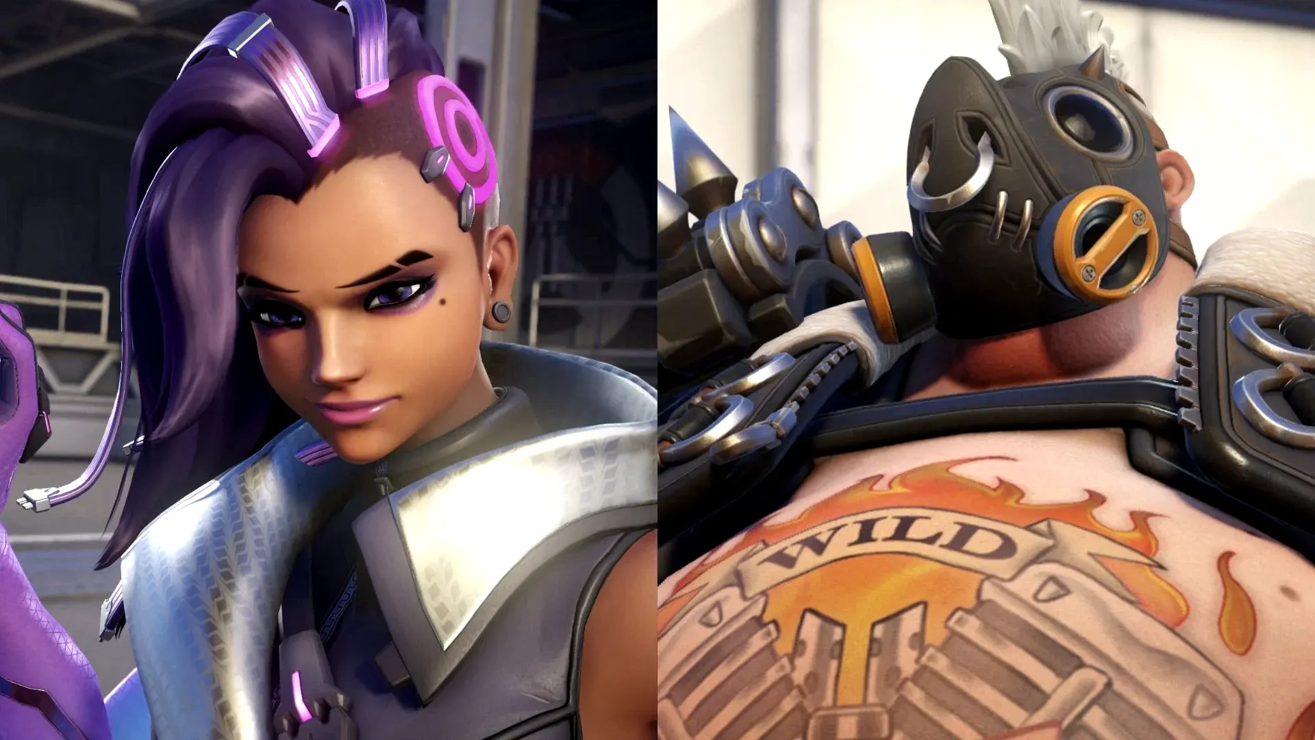 Overwatch - Sombra e Roadhog