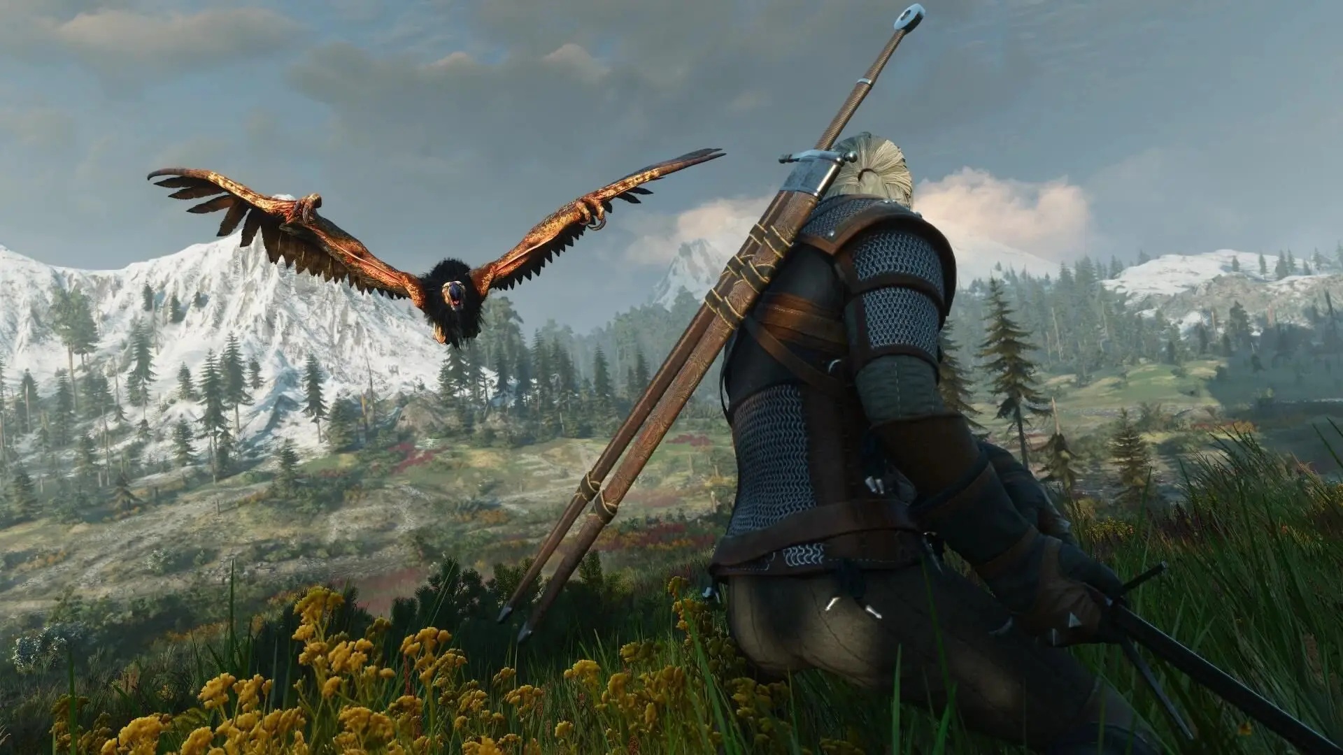 The Witcher 3 Remastered drago
