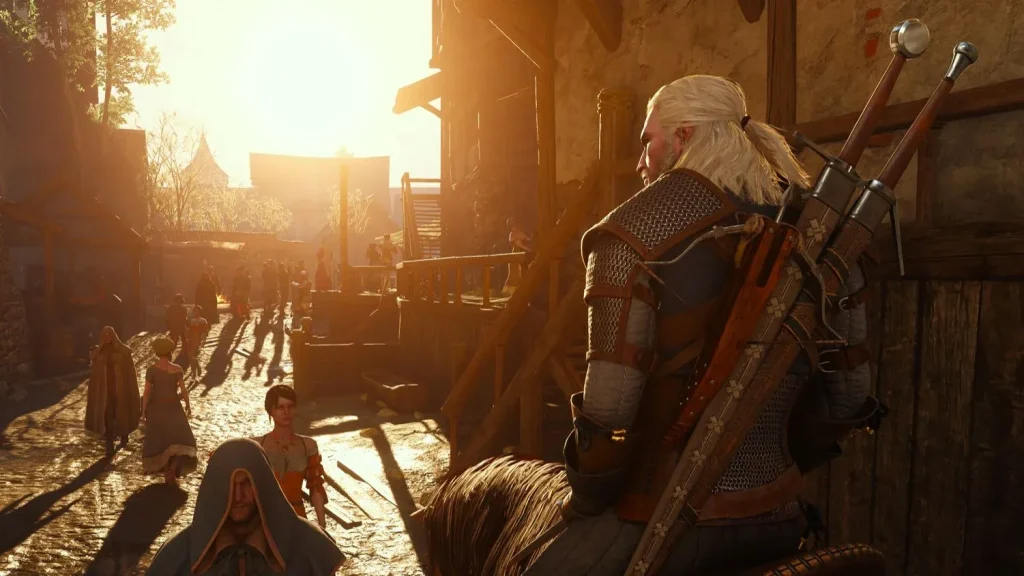 The Witcher 3 Remastered geralt a cavallo