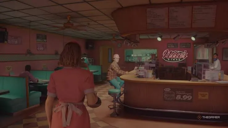 Alan Wake 2 Diner