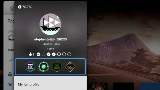 L'interfaccia Xbox mostra il nuovo meccanismo di serie