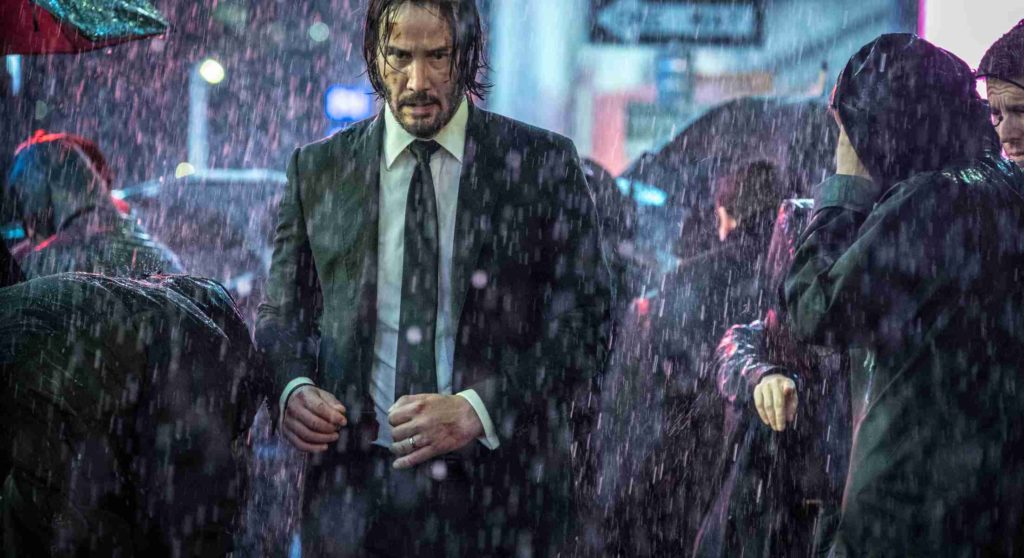 John Wick nella pioggia