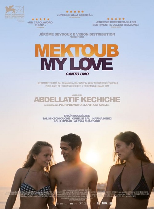 Mektoub My Love: Canto Uno. Il poster italiano del nuovo film di Abdellatif Kechiche - immagine 1 dell'articolo