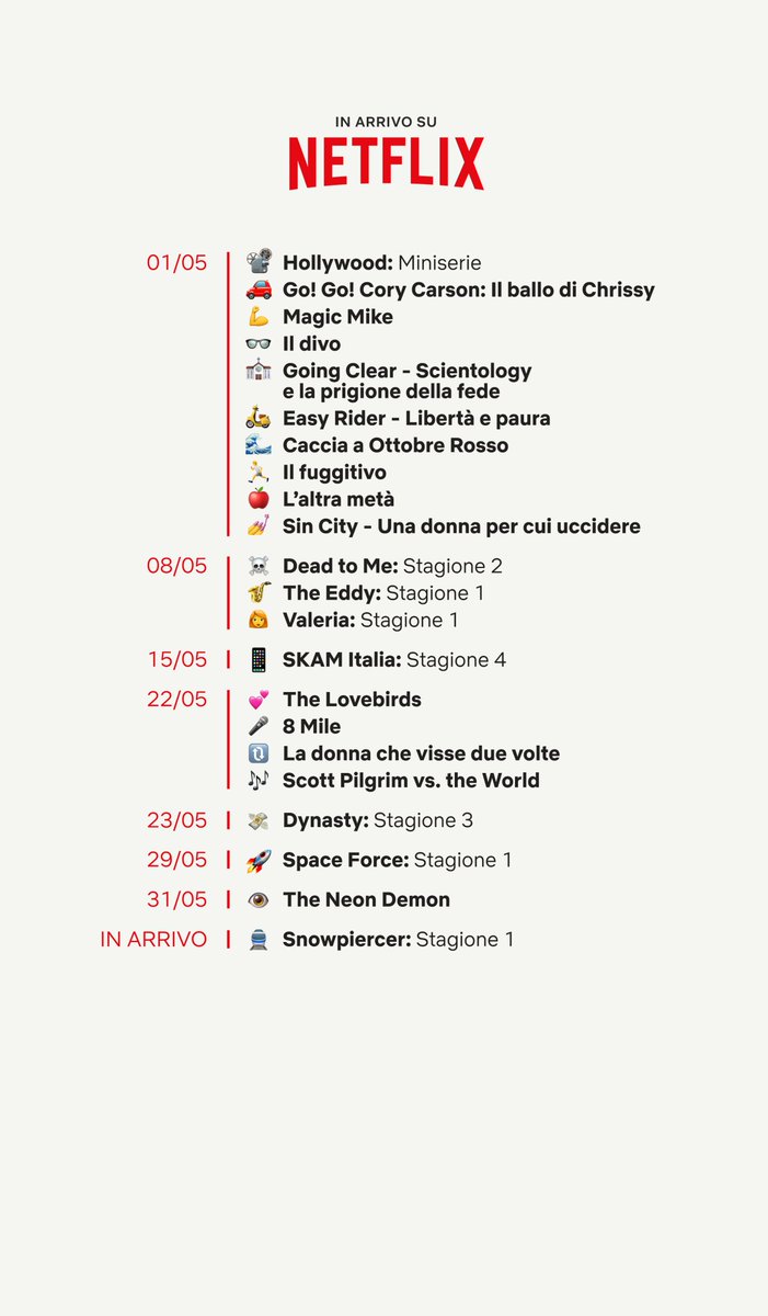 Netflix, tutte le novità sul catalogo di maggio - immagine 1 dell'articolo