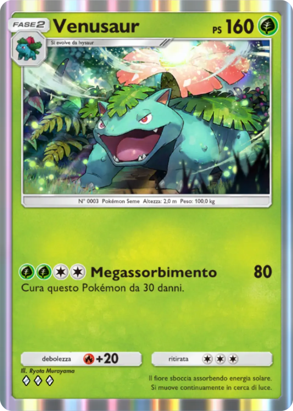Carta Venusaur (A1-003) - Pokémon TCG Pocket