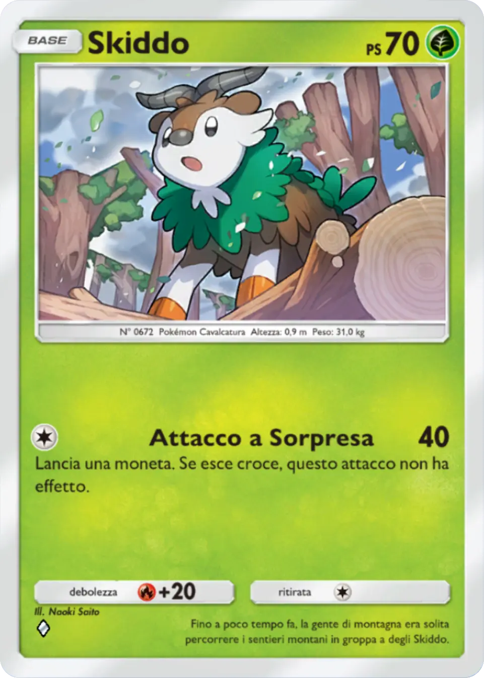 Carta Skiddo (A1-031) - Pokémon TCG Pocket