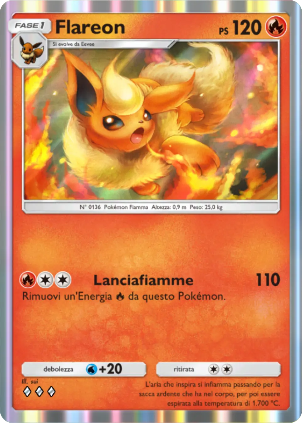 Carta Flareon (A1-045) - Pokémon TCG Pocket