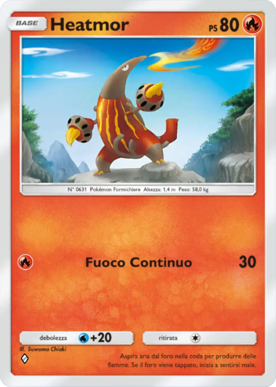 Carta Heatmor (A1-048) - Pokémon TCG Pocket
