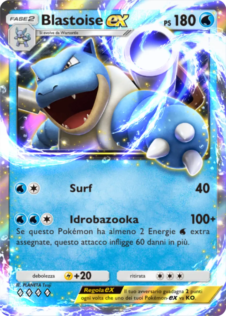 Carta Blastoise-ex (A1-056) - Pokémon TCG Pocket