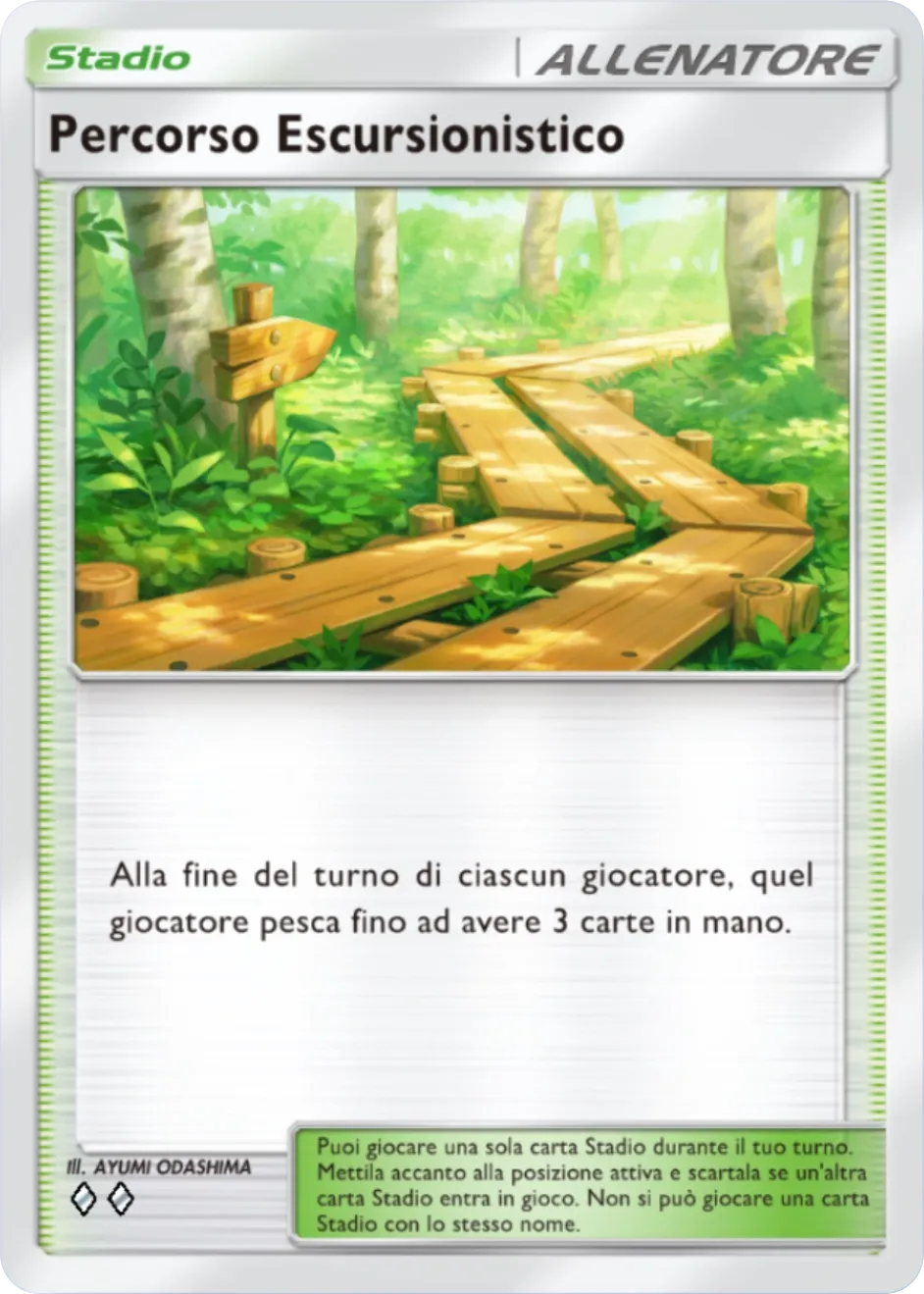 Carta Percorso Escursionistico (B2b-069) - Pokémon TCG Pocket