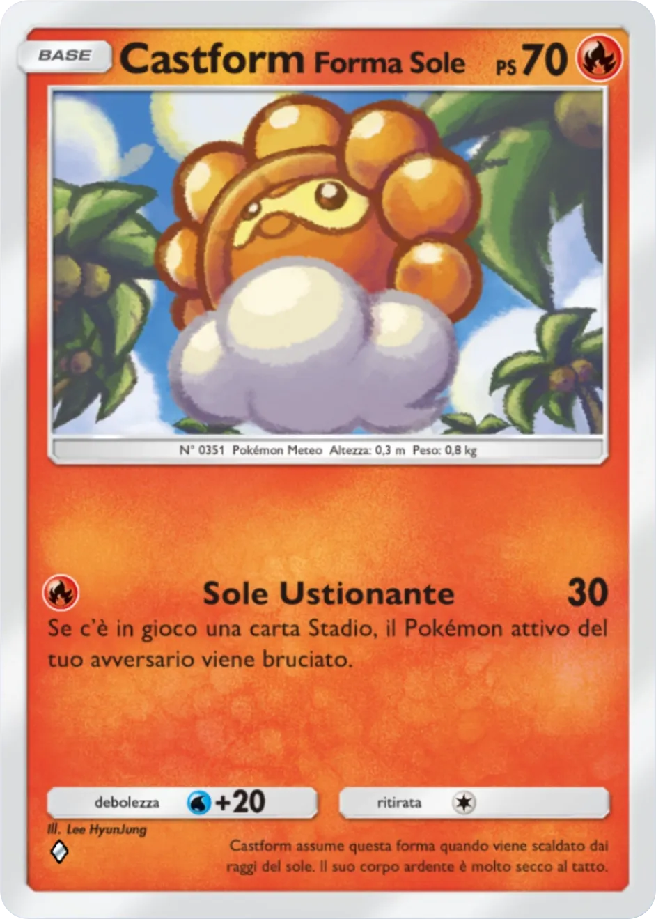 Castform Forma Sole