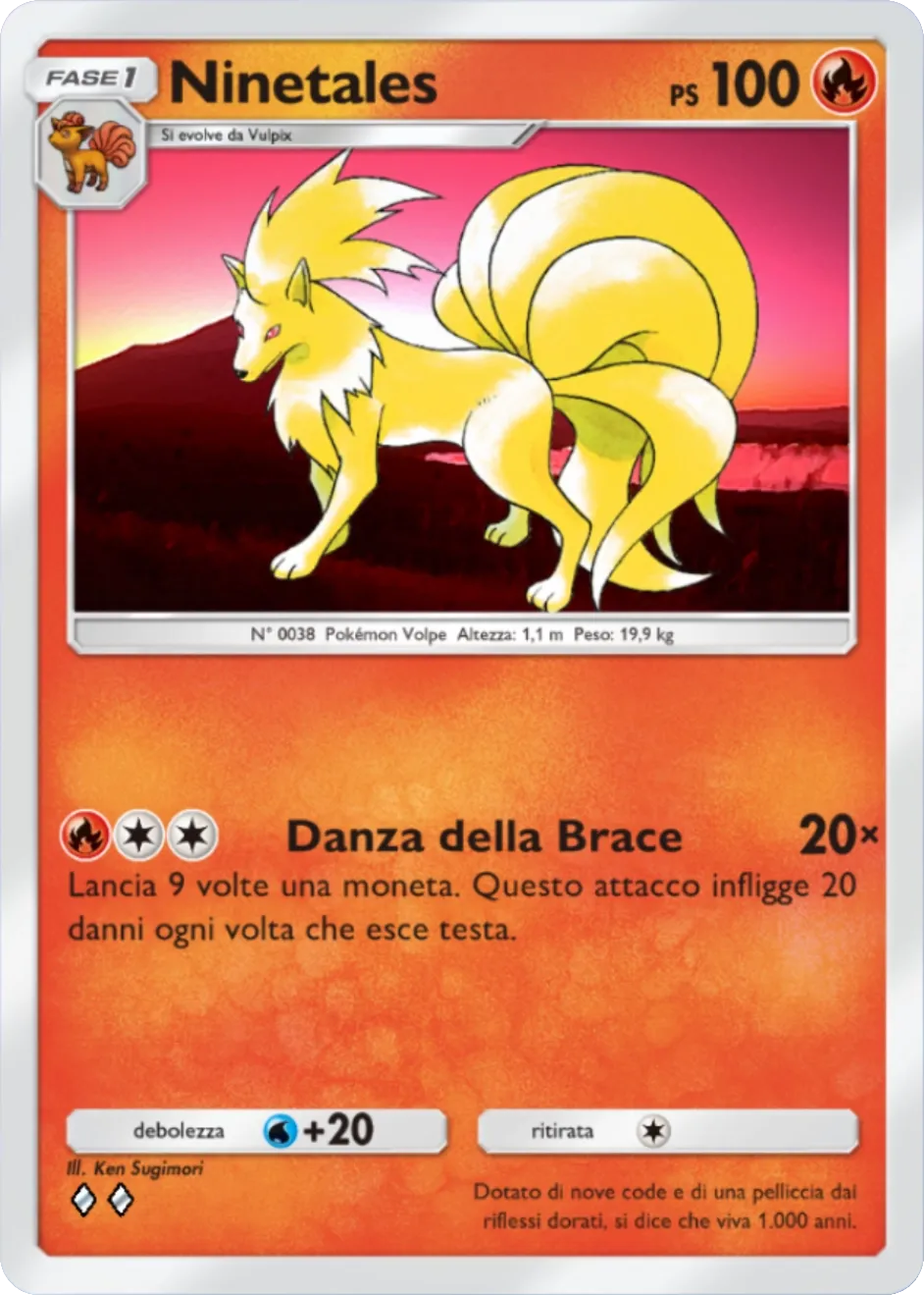 Carta Ninetales (B3b-009) - Pokémon TCG Pocket
