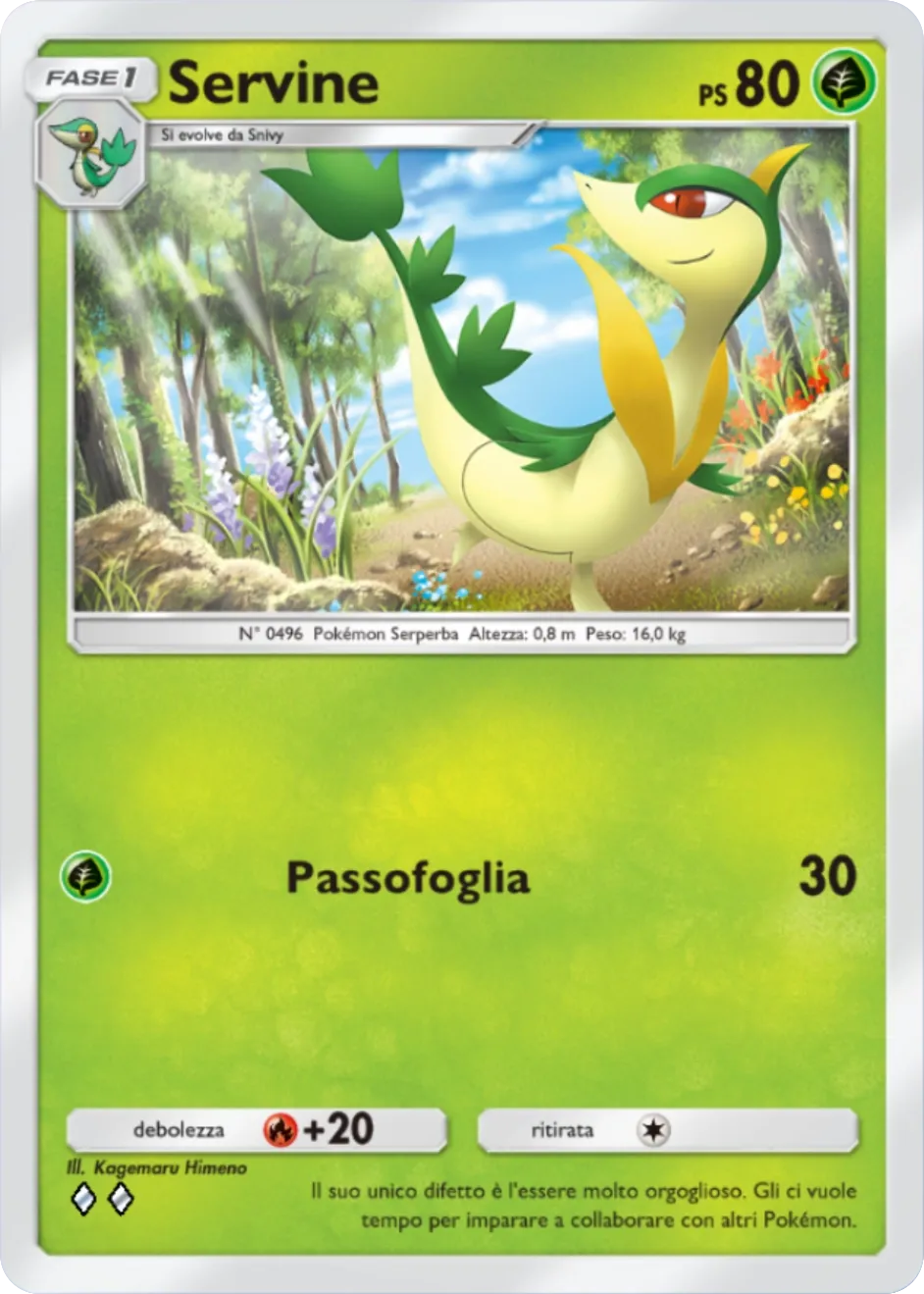 Carta Servine (B4a-004) - Pokémon TCG Pocket