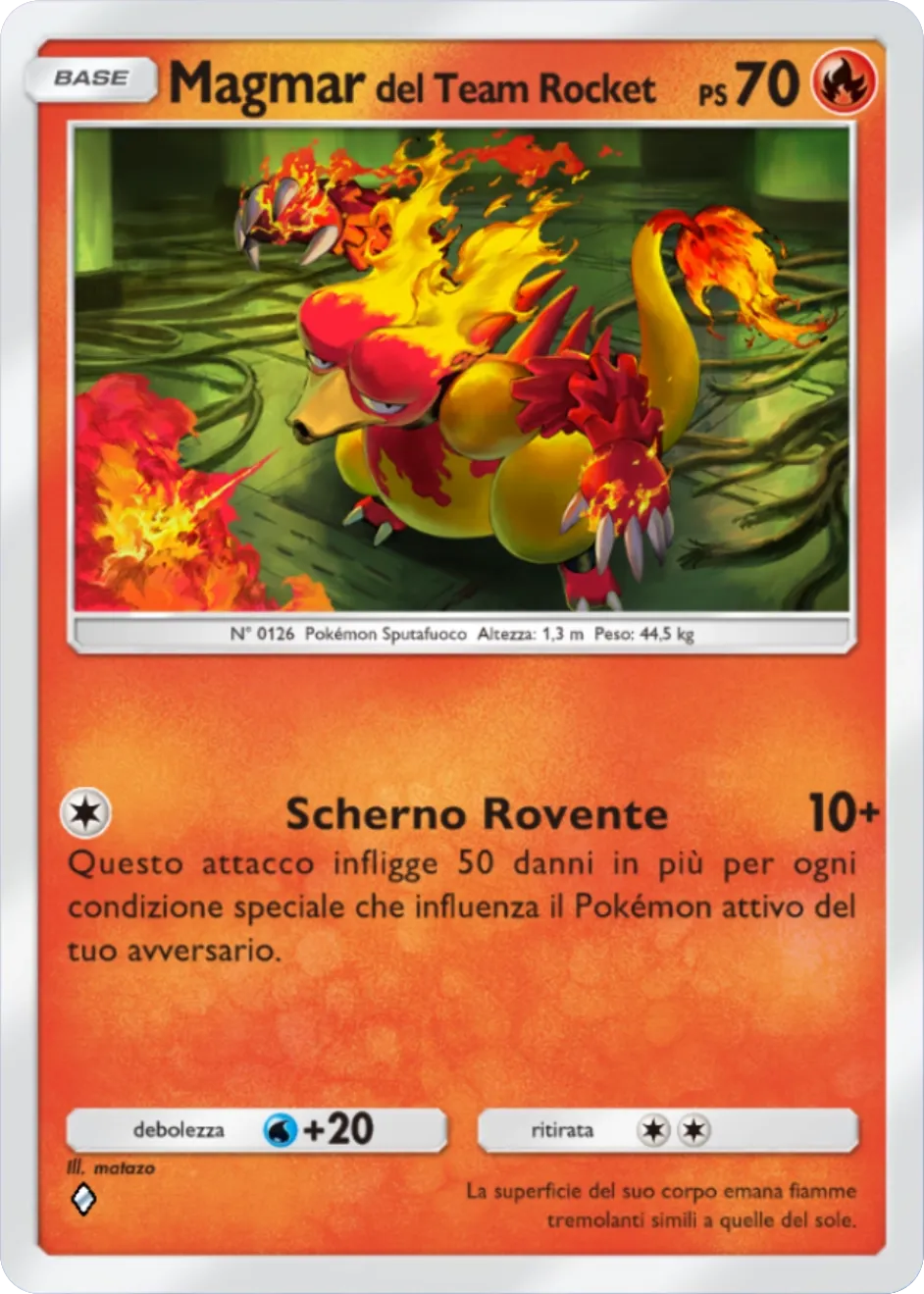 Magmar del Team Rocket