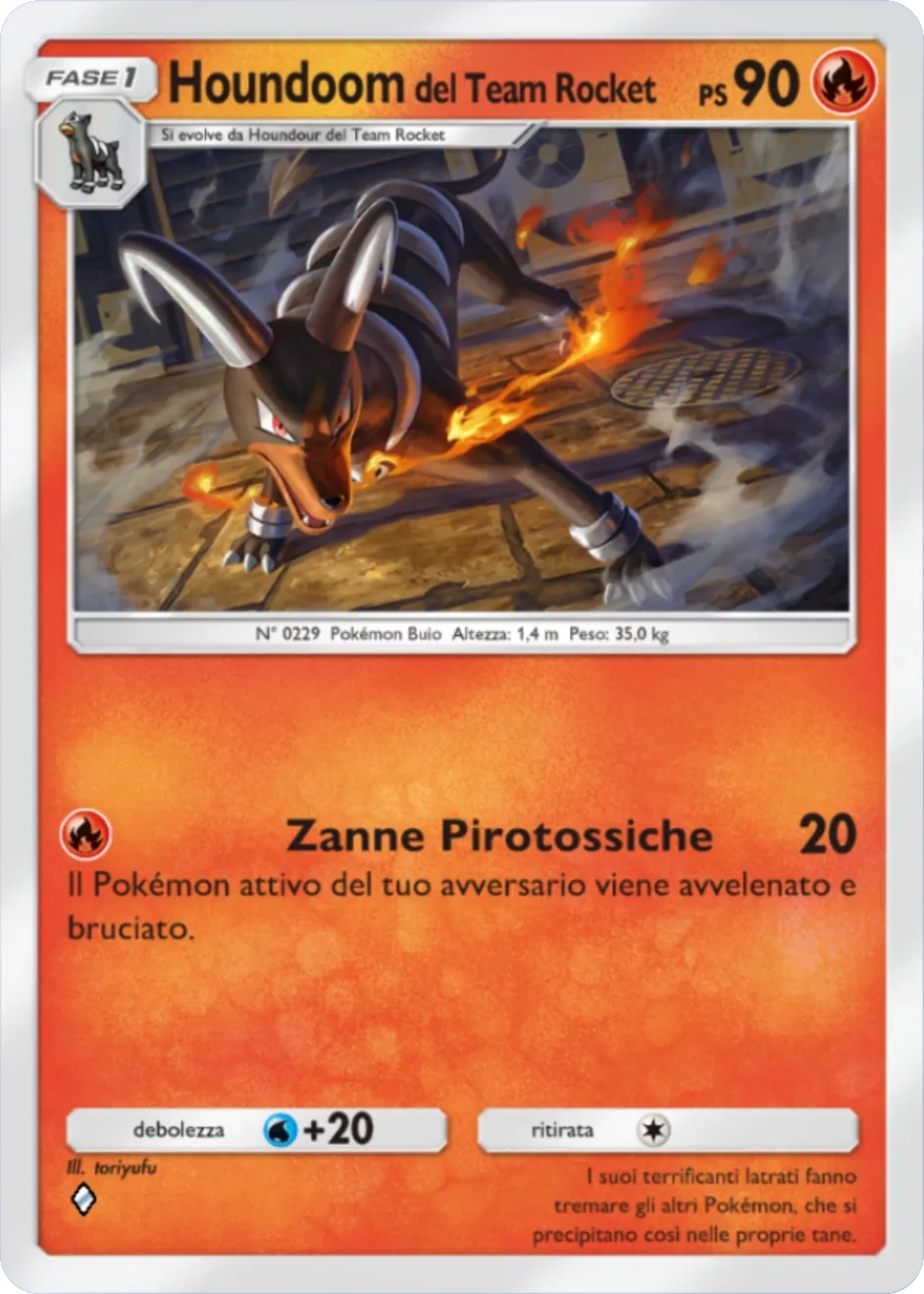 Houndoom del Team Rocket