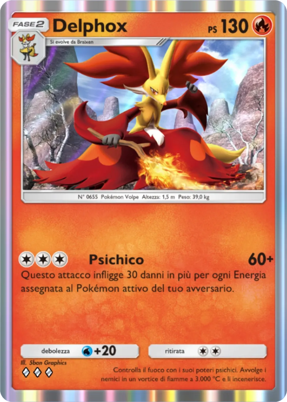 Carta Delphox (B4a-012) - Pokémon TCG Pocket