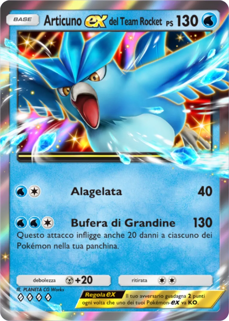 Carta Articuno-ex del Team Rocket (B4a-014)