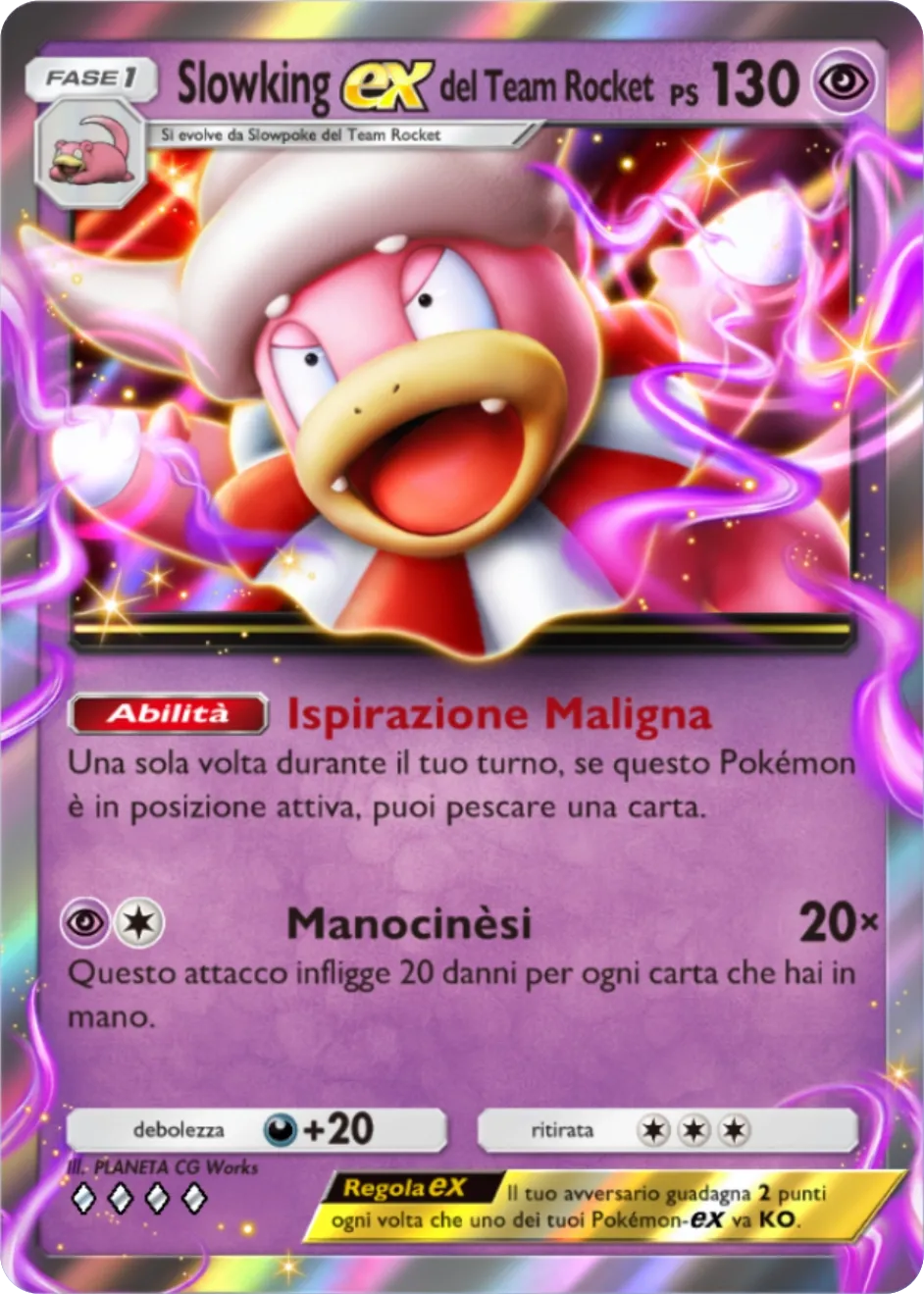 Slowking-ex del Team Rocket