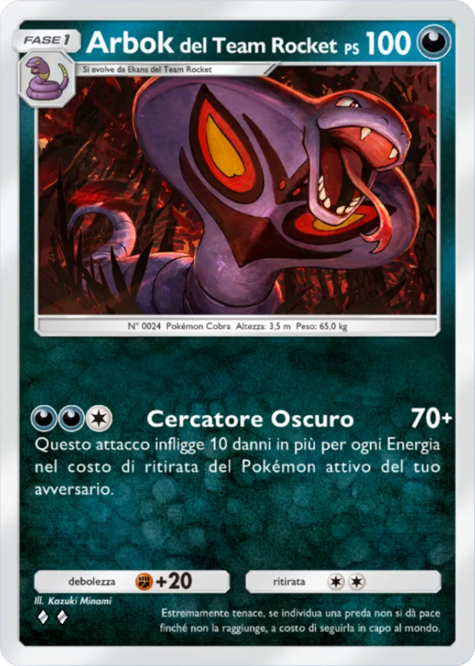 Carta Arbok del Team Rocket (B4a-039)