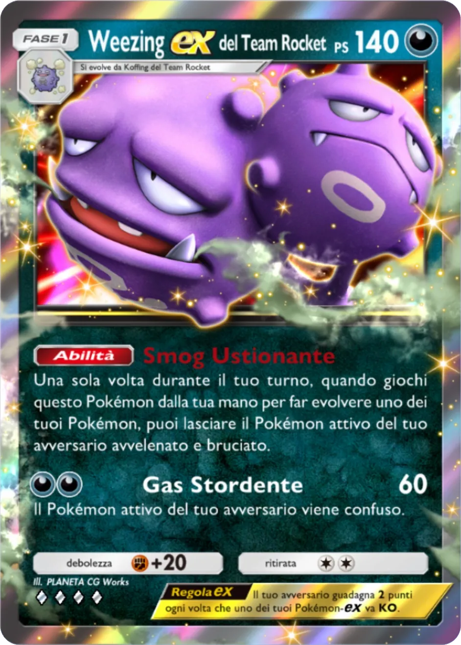 Weezing-ex del Team Rocket
