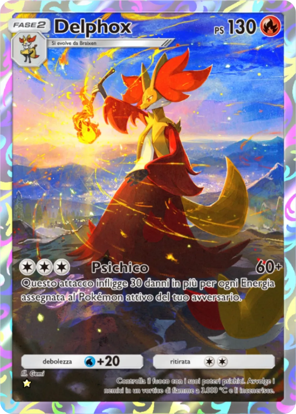 Carta Delphox (B4a-073) - Pokémon TCG Pocket