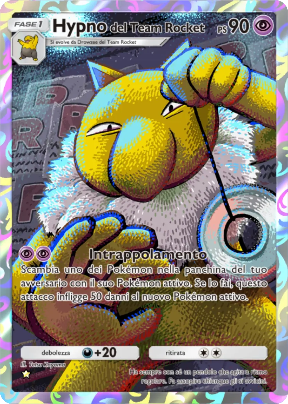 Carta Hypno del Team Rocket (B4a-074) - Pokémon TCG Pocket